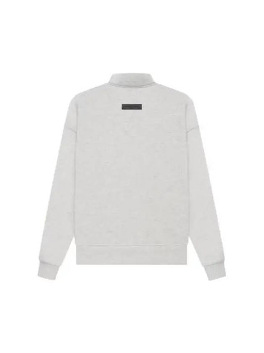 Fear of God Essential Men s Light Oatmeal The Core Collection Mock Neck Sweatshirt 192SU224427F - FEAR OF GOD - BALAAN 2