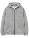 Smith oversized sweatshirt hooded zip up MELANGE - WEST GRAND BOULEVARD - BALAAN 1