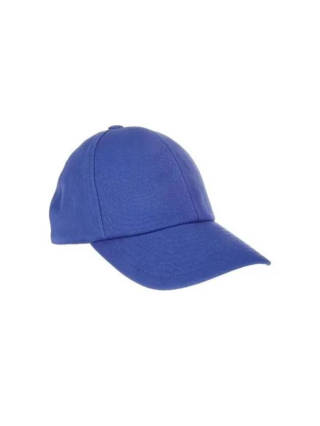 Side logo patch cotton ball cap vintage blue - COURREGES - BALAAN 3