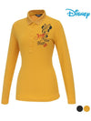 Female character artwork collar point long sleeve t shirt DN3LTS012 - DISNEY GOLF - BALAAN 1