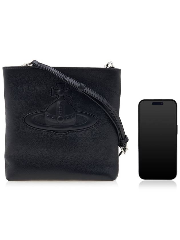 Squire Square Cross Bag Black - VIVIENNE WESTWOOD - BALAAN 7