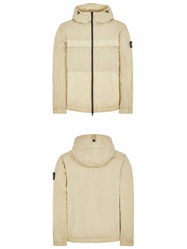 Garment Dyed Crinkle Reps R-Nylon Windbreaker Sand - STONE ISLAND - BALAAN 5