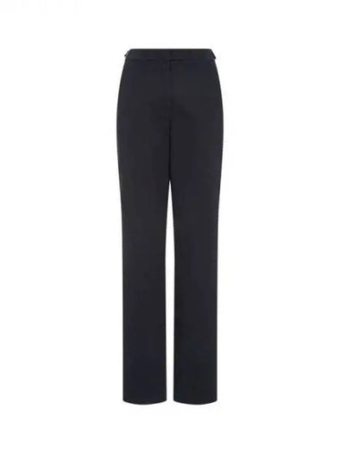 Women s Soft Cotton Buckle Pants Dark Navy 270199 - EMPORIO ARMANI - BALAAN 1