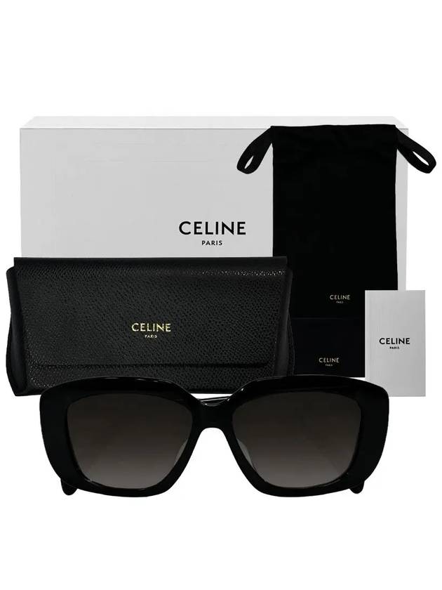 Eyewear Triomphe 04 Rectangle Sunglasses Black - CELINE - BALAAN 11