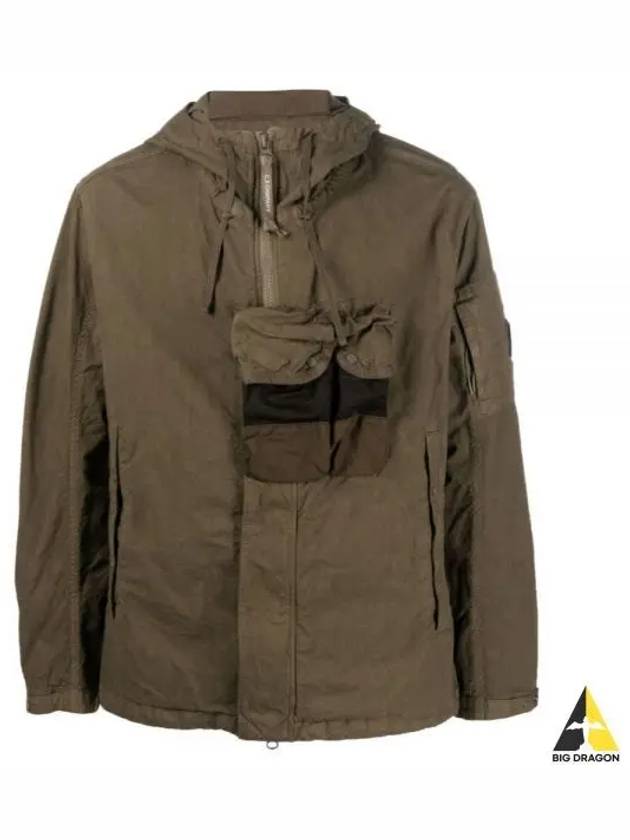 Batic Hooded Jacket Green - CP COMPANY - BALAAN 2