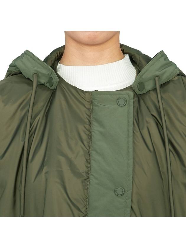 Weekend Egemone Reversible Padded Cape Green - MAX MARA - BALAAN 9