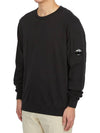 Light Fleece Sweatshirt Black - CP COMPANY - BALAAN 3