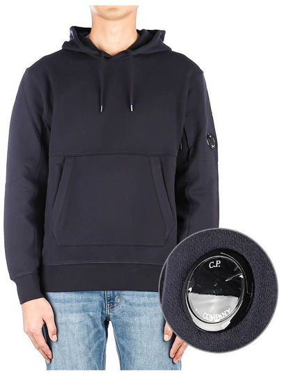 Lens Wappen Pocket Hoodie Navy - CP COMPANY - BALAAN 2