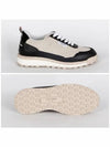 Alumni Panel Lace-Up Low-Top Sneakers White - THOM BROWNE - BALAAN 4