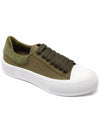 Deck Plimsol Low Top Sneakers Khaki - ALEXANDER MCQUEEN - BALAAN 4