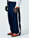 Satin Trimmed Racing Trousers NAVY - C.O.M.E - BALAAN 2