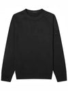 Compass Badge Sweatshirt Black - STONE ISLAND - BALAAN 2