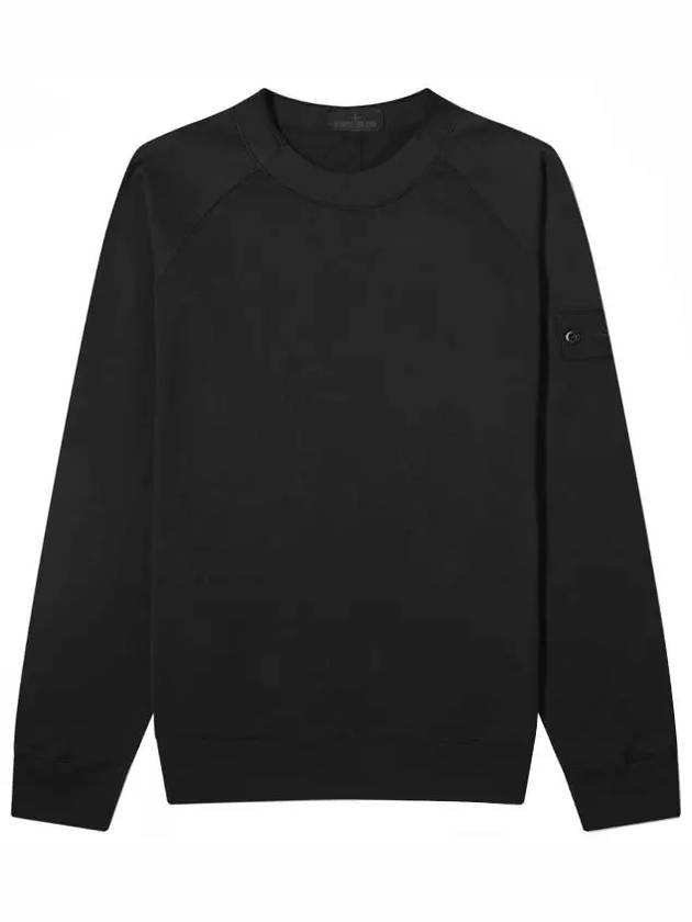 Compass Badge Sweatshirt Black - STONE ISLAND - BALAAN 2