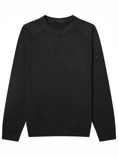 Compass Badge Sweatshirt Black - STONE ISLAND - BALAAN 2