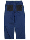 Color Block Denim Wide Pants Black - OGARP - BALAAN 3