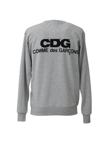 CDG Logo Sweatshirt Gray - COMME DES GARCONS - BALAAN 1