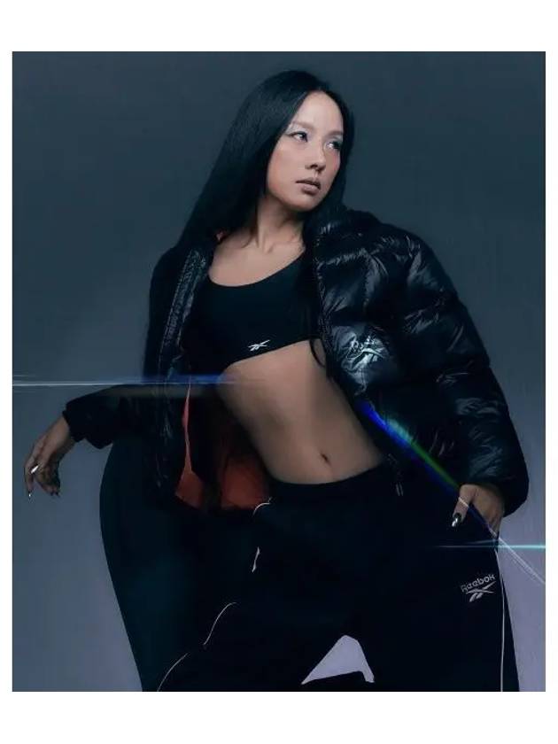 Hyori Lee wearing pump cropped down jacket women s black - REEBOK - BALAAN 1