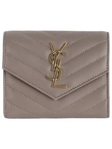 Cassandra Matelasse compact wallet - SAINT LAURENT - BALAAN 1