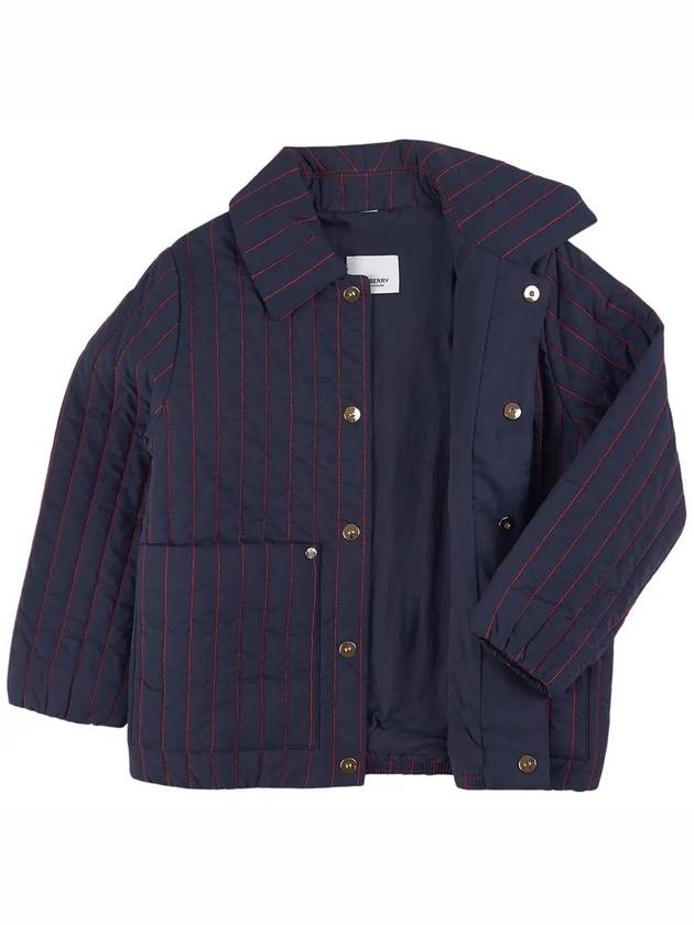 Kids Logo Patch Jacket Midnight 8053728 - BURBERRY - BALAAN 4