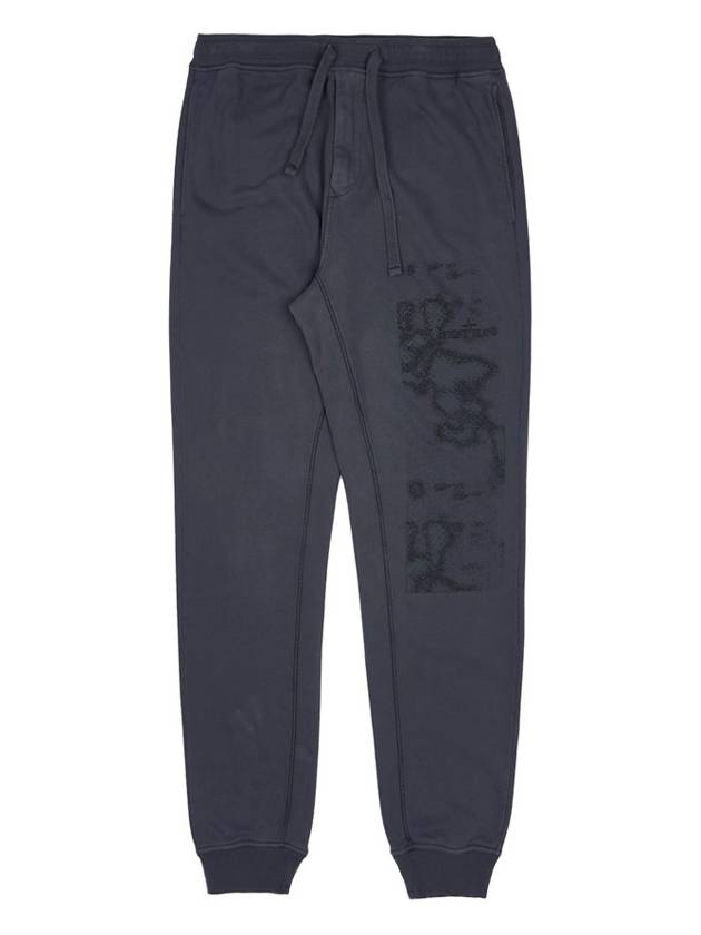 Foam One Print Embroidery Cotton Jogger Pants Grey - STONE ISLAND - BALAAN 11