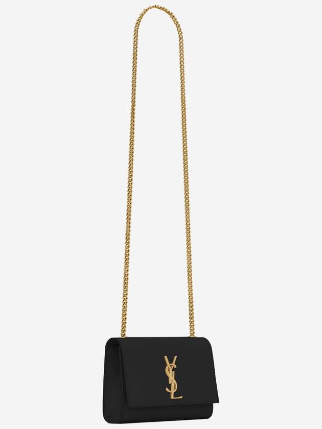 Kate Monogram Small Cross Bag Black - SAINT LAURENT - BALAAN 3