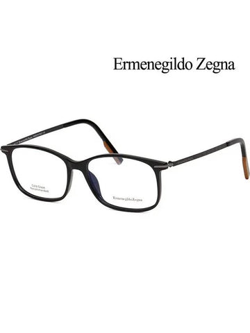 Zegna glasses frame EZ5172 001 slim horn frame ultra light - ERMENEGILDO ZEGNA - BALAAN 1