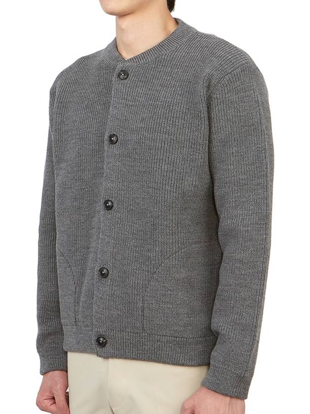 Skipper Wool Cardigan Grey - ANDERSEN-ANDERSEN - BALAAN 4