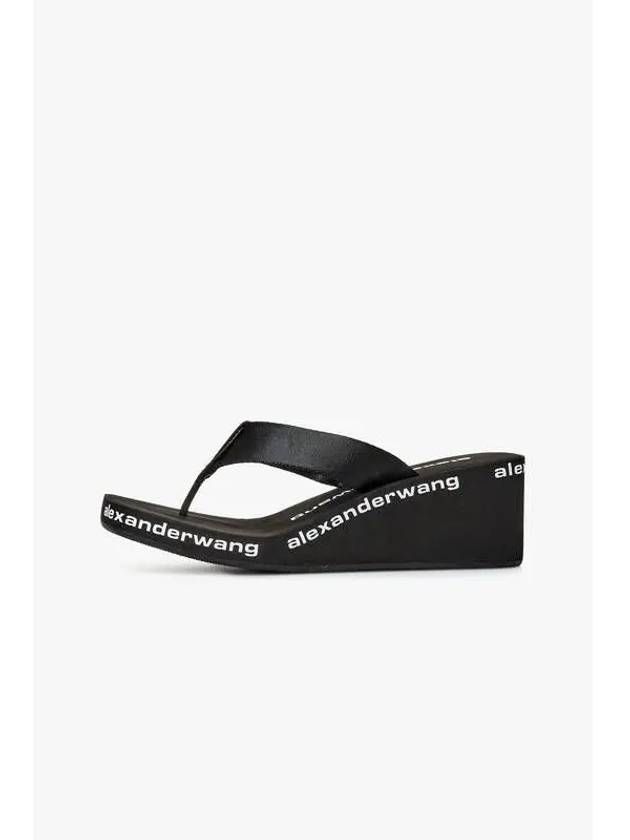 AW Wedge Flip Flop Black - ALEXANDER WANG - BALAAN 1