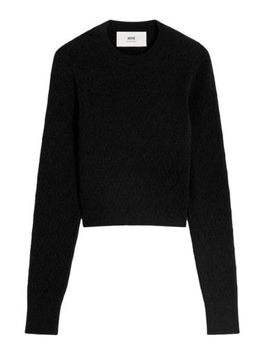 Sweater FKS135KN0049001 Black - AMI - BALAAN 1