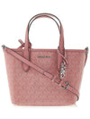 Eliza Extra Small Logo Tote Bag Pink - MICHAEL KORS - BALAAN 3