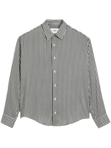 de Coeur Striped Shirt E24USH126VI0015 - AMI - BALAAN 1