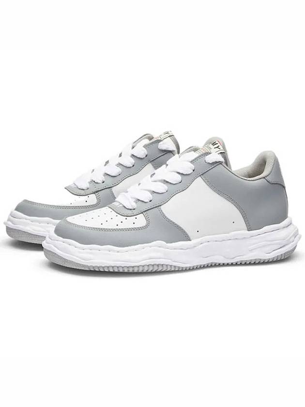 Wayne OG Sole Leather Low Top Sneakers Grey - MAISON MIHARA YASUHIRO - BALAAN 2