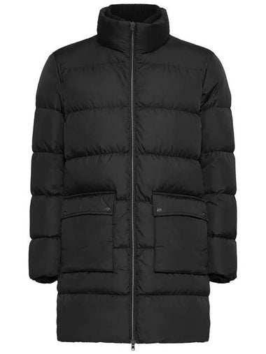 Quilted High Neck Two Pocket Padded Jacket Black PI001149U 12004Z 9389 - HERNO - BALAAN 1