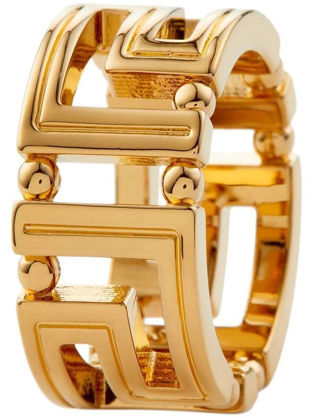 Greca Detail Ring Gold - VERSACE - BALAAN 3