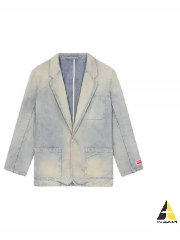 Blazer Denim Jacket FE5 5DV200 6H7 DY - KENZO - BALAAN 1