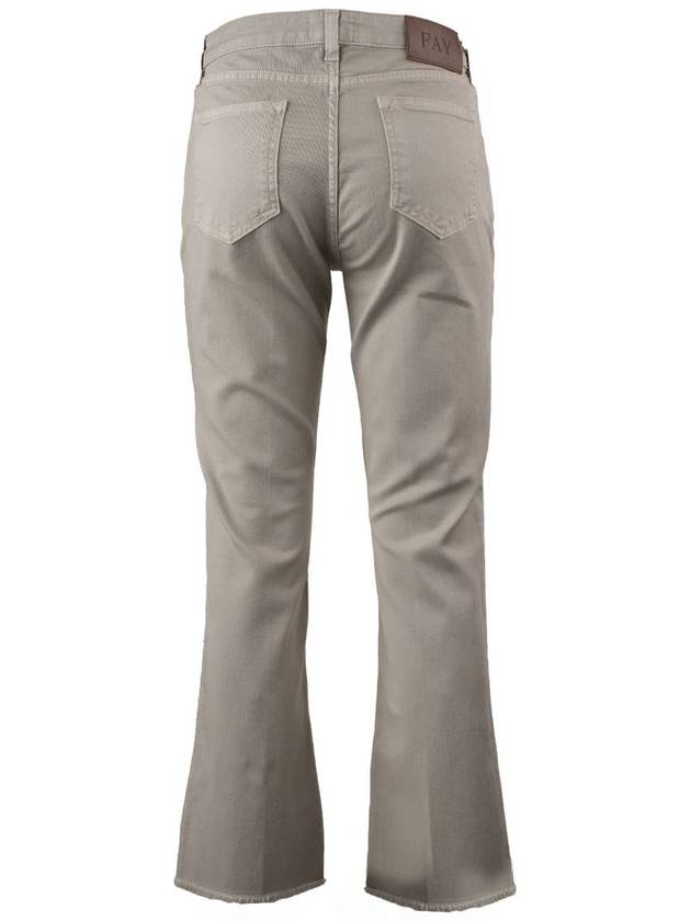 Fay Denim Pants 5 Pockets Sand - FAY - BALAAN 2