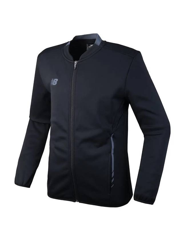 Core Training Workout Sport Zip-Up Jacket Black - NEW BALANCE - BALAAN 3