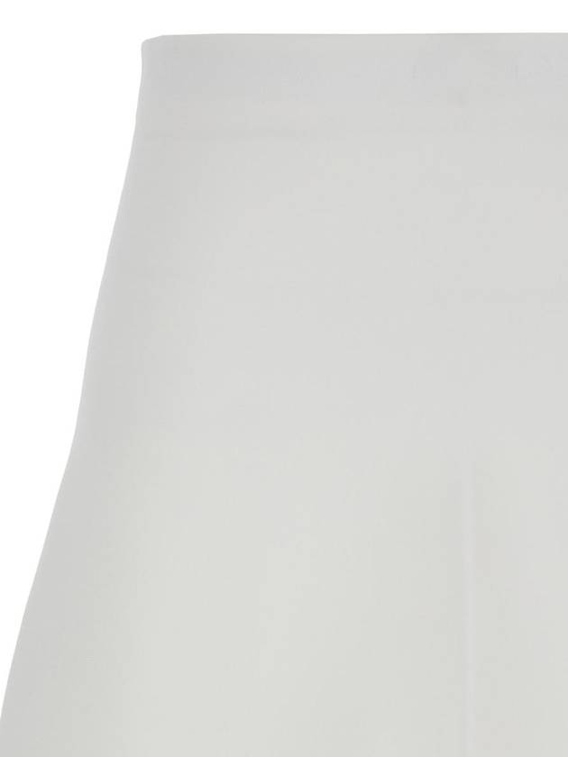 White Mid-Waist Flared Skirt In Viscose Blend Woman - THEORY - BALAAN 3