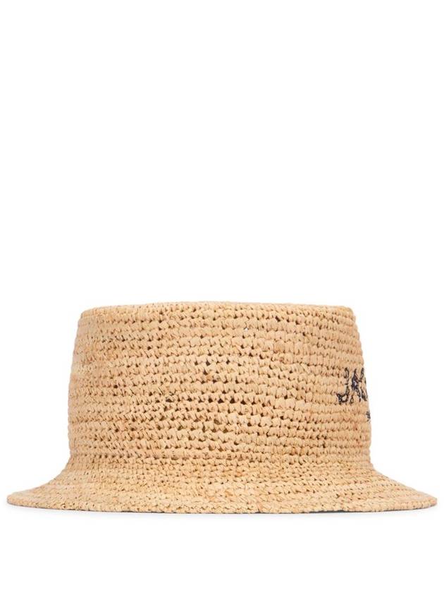 Embroidered Logo Bucket Hat Natural - JACQUEMUS - BALAAN 2