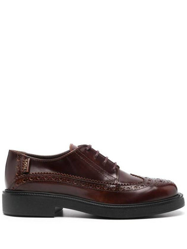 Tod'S Brogue Lace-Up Logo Tag Shoes - TOD'S - BALAAN 1