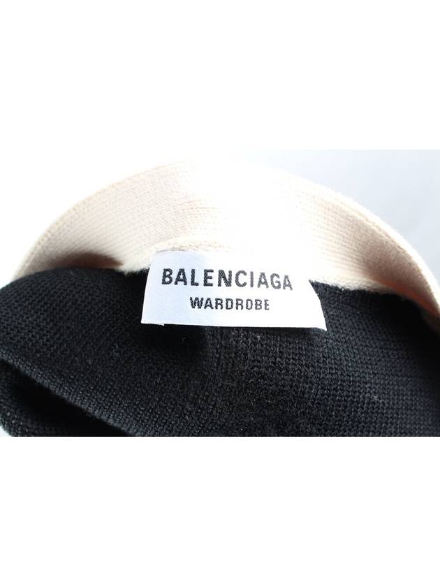 Multi logo cardigan white S - BALENCIAGA - BALAAN 5