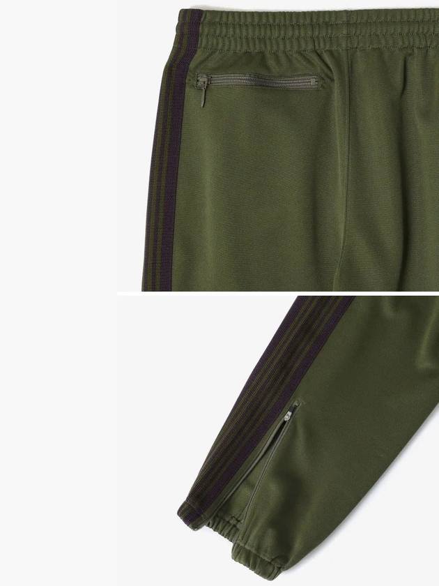 OT231 B Olive Poly Smooth Zipper Jogger Track Pants Men s Long - NEEDLES - BALAAN 4