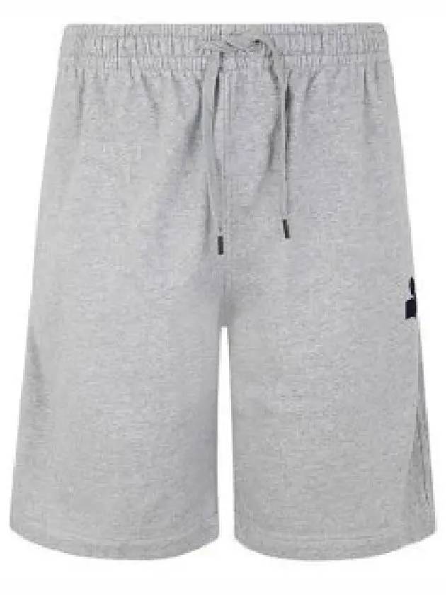 Mahelo Logo Shorts Grey - ISABEL MARANT - BALAAN 2