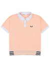 Loose fit poly golf t-shirt CORAL - WHITEBALL - BALAAN 7