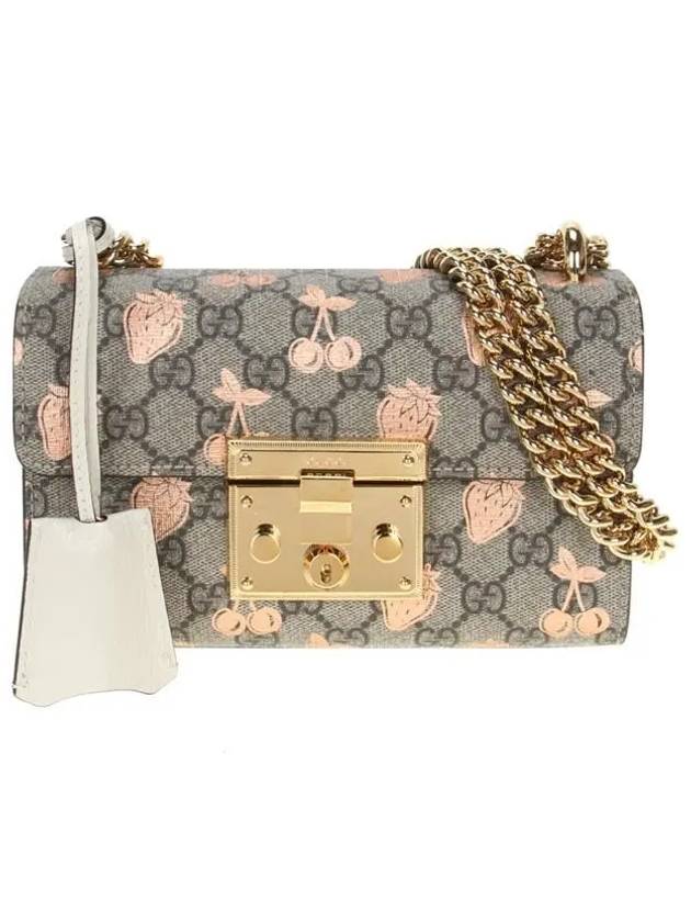 Padlock Berry Small Shoulder Bag Gray - GUCCI - BALAAN 2