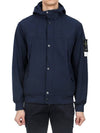 Light Soft Shell R E Dye Technology In Recycled Polyester Hooded Jacket Black - STONE ISLAND - BALAAN 3