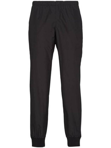 Silk blend track pants black - PRADA - BALAAN 1