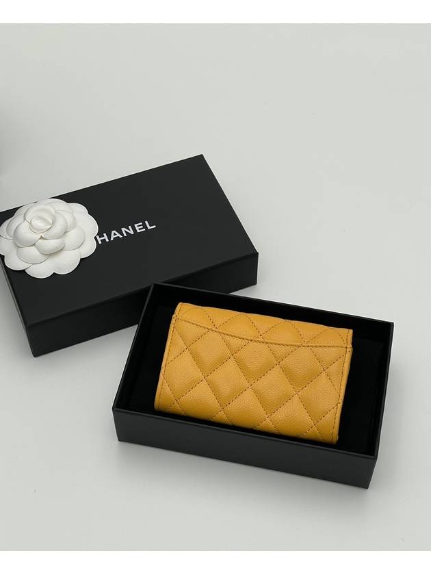 Classic snap card wallet 23A yellow gold AP0214 - CHANEL - BALAAN 2