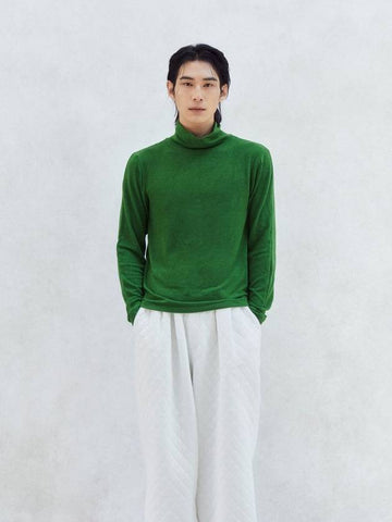 Stitch Turtle Neck Tee Forest Green - DENSITY - BALAAN 1