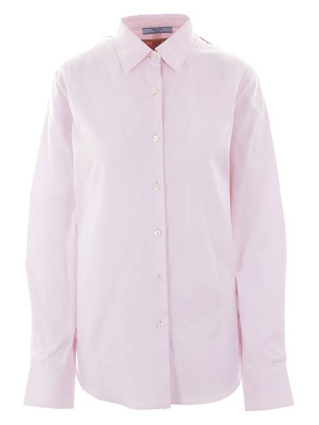 oxford cotton shirt pink - PRADA - BALAAN 2